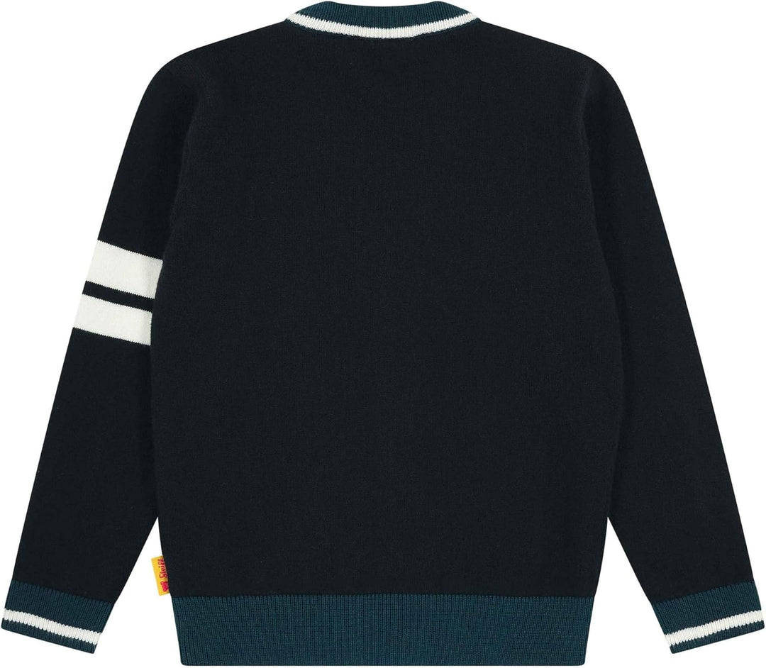 Steiff Jungen Strickjacke Weste (1er Pack) 116 Steiff Navy, 116 Steiff Navy