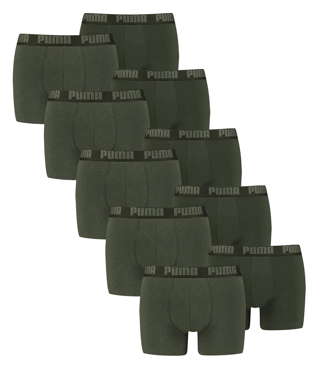 PUMA Herren Basic Trunks Badehose S 038 - Green Melange, S 038 - Green Melange