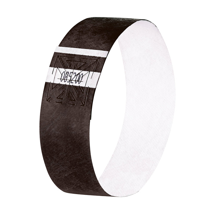 SIGEL EB215 Einlassbänder Super Soft, 120 Stück, schwarz, Festival Armbänder 120 Stück schwarz, 120