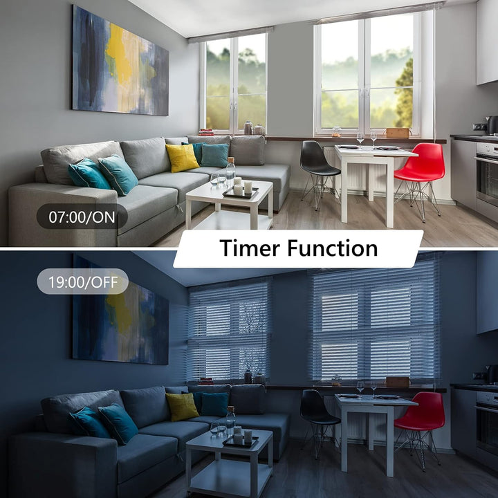 Maxcio Wlan Rolladenschalter, Rolladen Zeitschaltuhr Kompatibel mit Alexa & Google Home, Smart Schal