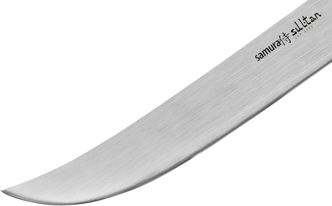 Samura SULTAN PRO Pichak-Messer 213 mm – Hochwertiges japanisches Küchenmesser mit schwarzem Griff f
