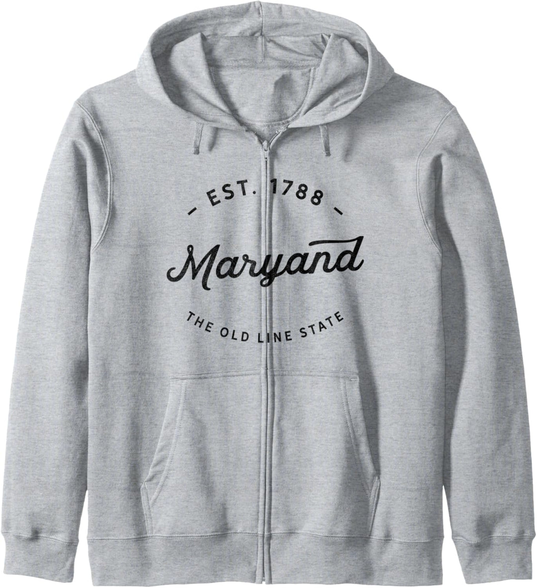 Classic Retro Vintage Maryland 1788 USA Keepsake Novelty Kapuzenjacke