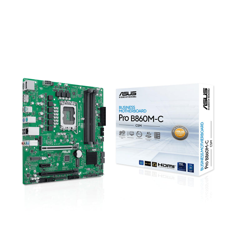 ASUS PRO B760M-C CSM Business Mainboard Sockel Intel LGA 1700 (mATX, CSM, Control Center Express, CO