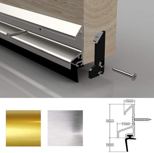 Stormguard 07SR5640914A XRD Aluminium-Regenleiste, mit Gummidichtung, 914 mm, Aluminium