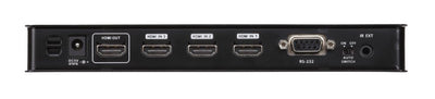 ATEN VS481C HDMI Switch mit 4 Ports True 4K, schwarz