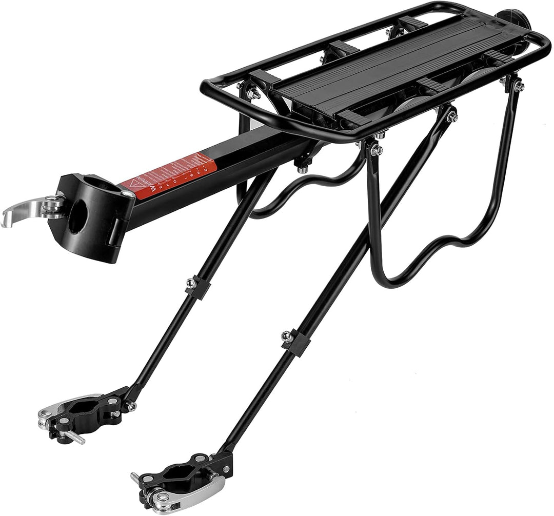 ROCKBROS Fahrrad Gepäckträger Mountainbike Gepäckträger Schnellspanner mit Reflektor 24-29 Zoll mit/
