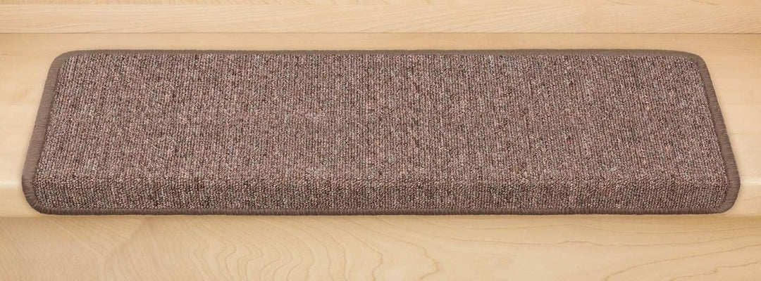 Metzker Stufenmatten Ariston kombinierbar mit Teppich Läufer Hellbraun Rechteckig 15er Set Stufenmat