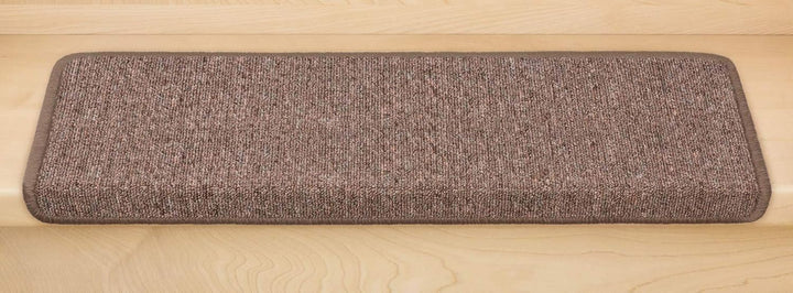 Metzker Stufenmatten Ariston kombinierbar mit Teppich Läufer Hellbraun Rechteckig 15er Set Stufenmat
