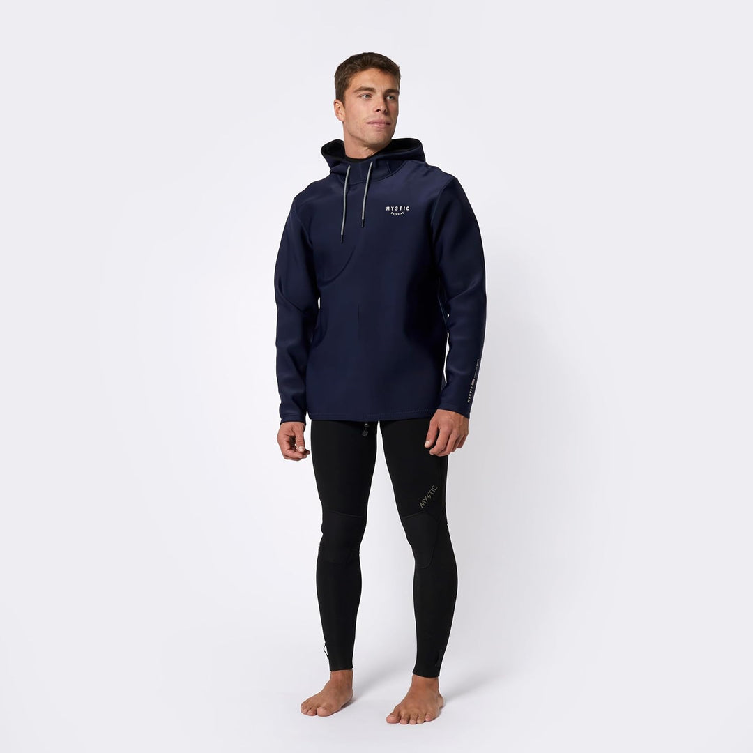 Mystic Mens Haze 2mm Neoprene Hoodie 35017.230340 - Navy, S