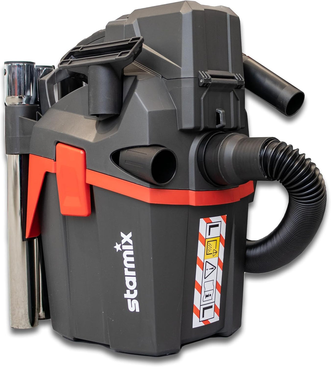 Starmix Akku Nass Trockensauger Smart L 18V - Industriesauger Staubklasse L mit Tragegurt flexibel &