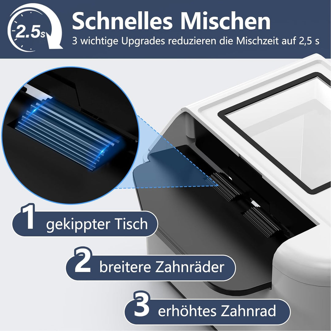 ShinePick Kartenmischmaschine Elektrische für 1-2 Decks, One-Press Auto & Manueller Wiederaufladbare