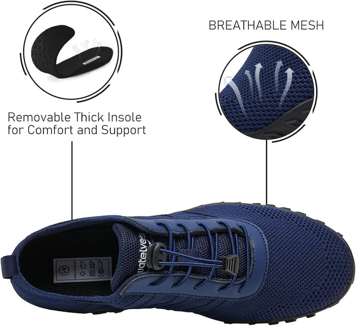 WateLves Badeschuhe Herren Damen Barfussschuhe Wasserschuhe Schwimmschuhe Strandschuhe für Surfen,Ta