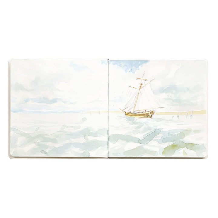 Clairefontaine 975443C - Skizzenbuch mit Fadenbindung Fontaine mit 24 Blatt weisses Zeichenpapier, g