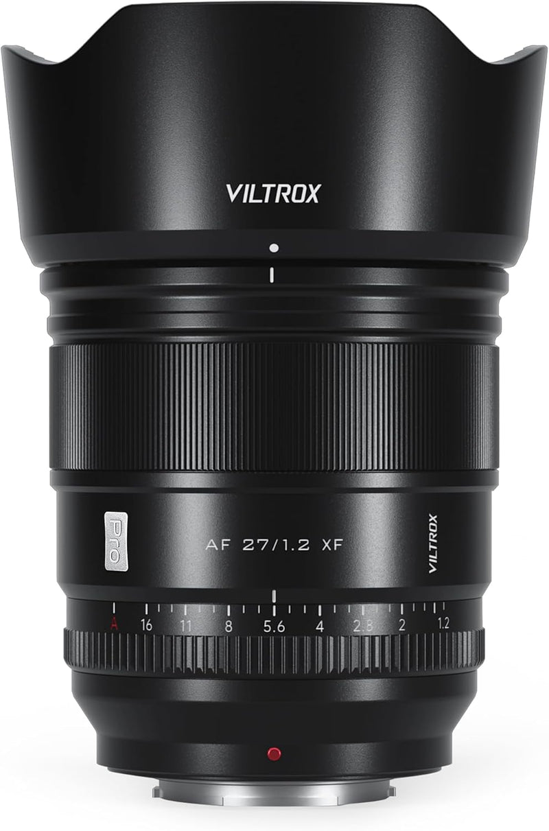 viltrox 27mm f1.2 XF Fuji X Mount Objektiv, f/1.2 APS-C Prime für Fujifilm Ultra Weitwinkel Autofoku