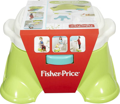 Fisher-Price DLT00 - Lerntöpfchen und Fussbank, grün, für Babys und Kleinkinder Standard Verpackung,