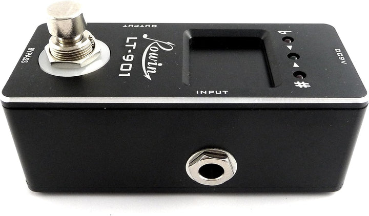 Stagg 22367 BX-TUNER Blaxx mini Gitarren-Fusspedal Tuner Pedal, Tuner Pedal