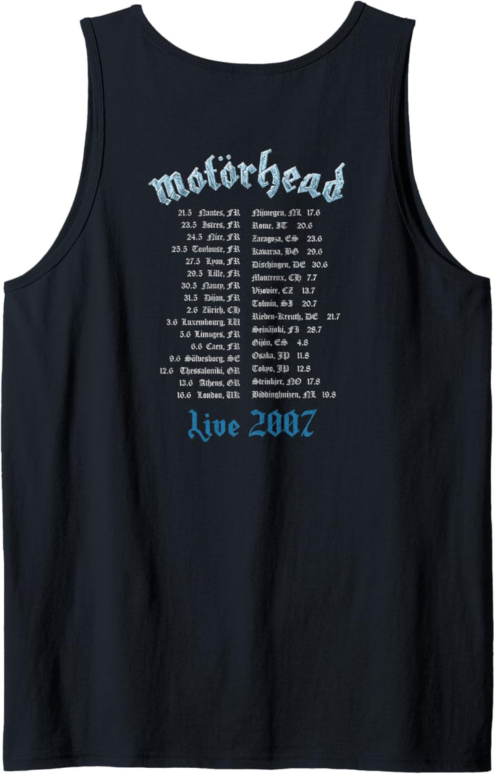 Motörhead – Kiss Of Death Vintage Front/Back Tank Top