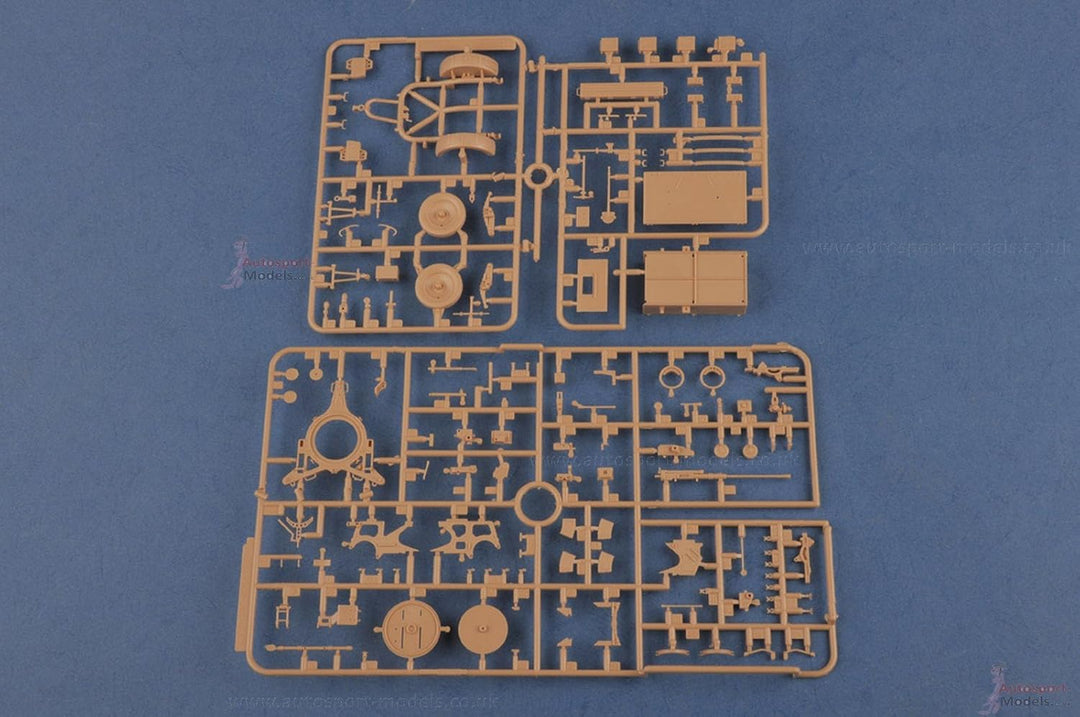 Hobby Boss 80147 Modellbausatz German Flakpanzer IA w/Ammo.Trailer