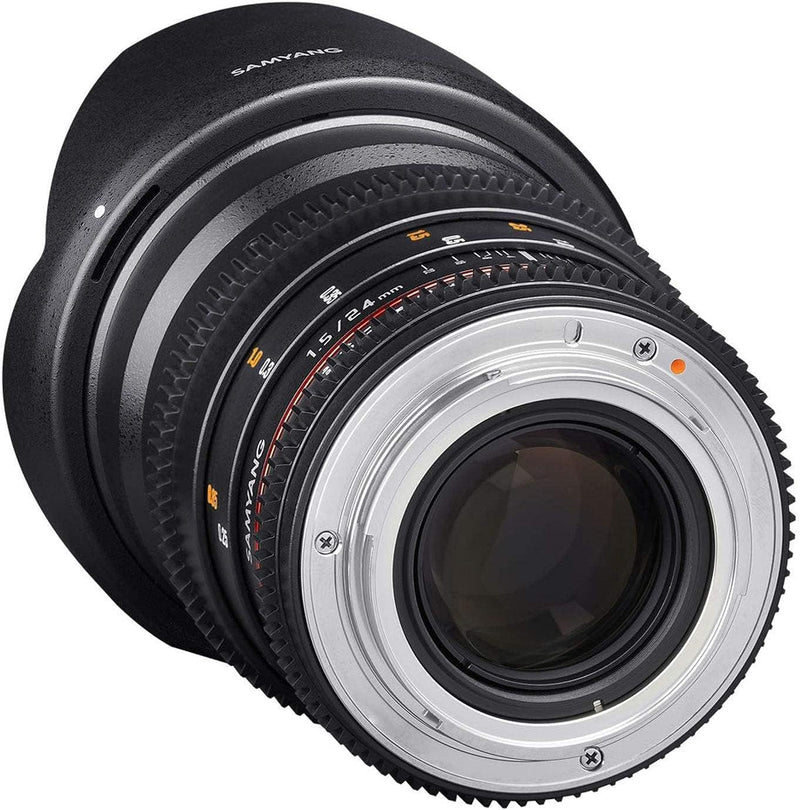 SAMYANG 13024T1.5F T1.5 VDSLR ED UMC II Objektiv für Anschluss Fuji X (24mm), für Anschluss Fuji X