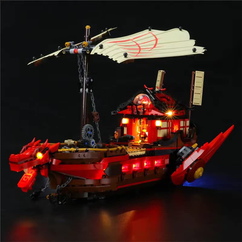 GEAMENT LED Licht-Set Kompatibel mit Lego Ninja-Flugsegler Spielset (Destiny&