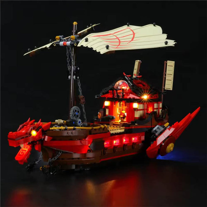 GEAMENT LED Licht-Set Kompatibel mit Lego Ninja-Flugsegler Spielset (Destiny&