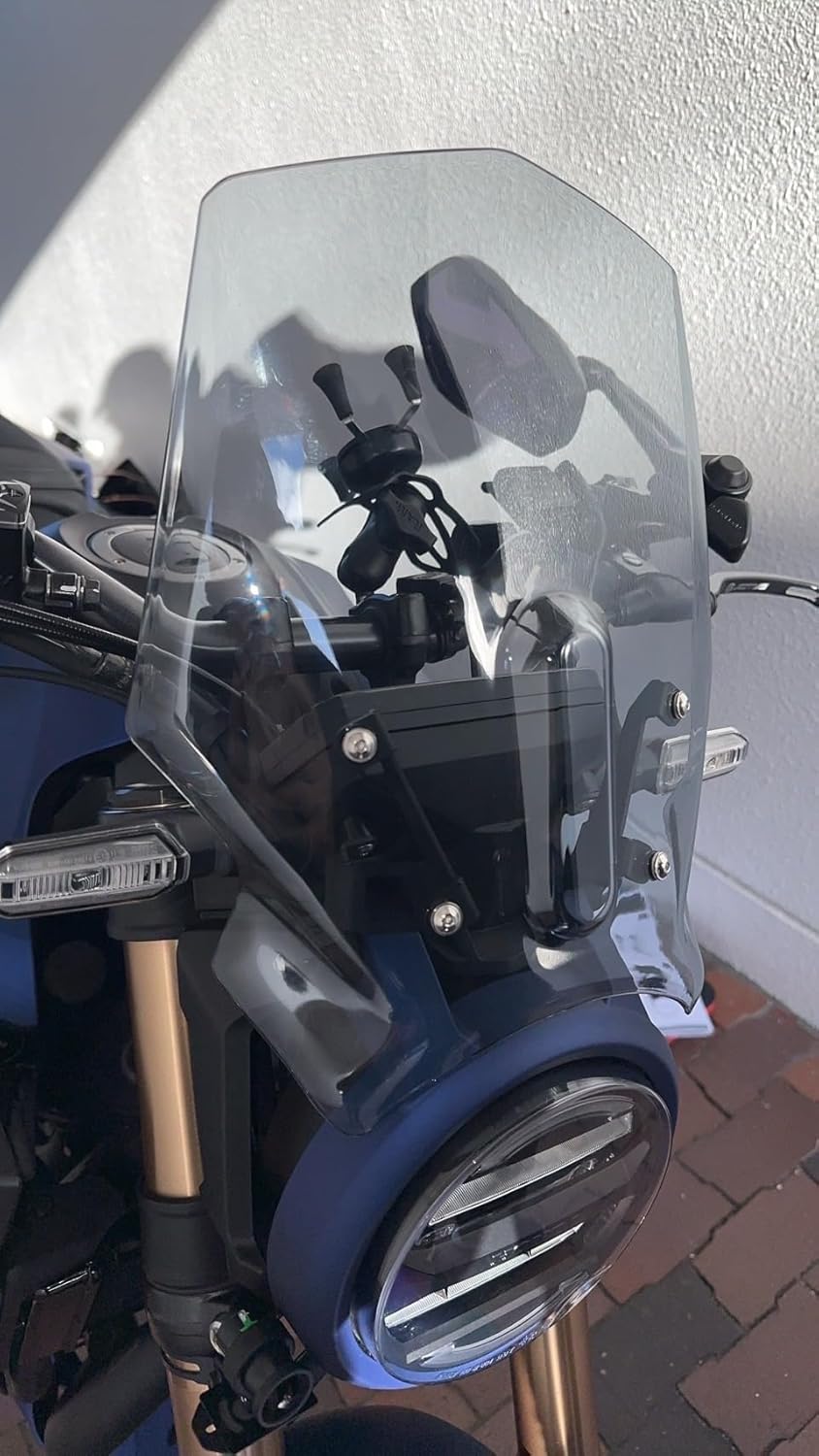 Midimttop für Ho-n-da CB125R CB300R CB 125R CB 300R 2020 2021 2022 2023 Doppel Blase Windschutz Sche