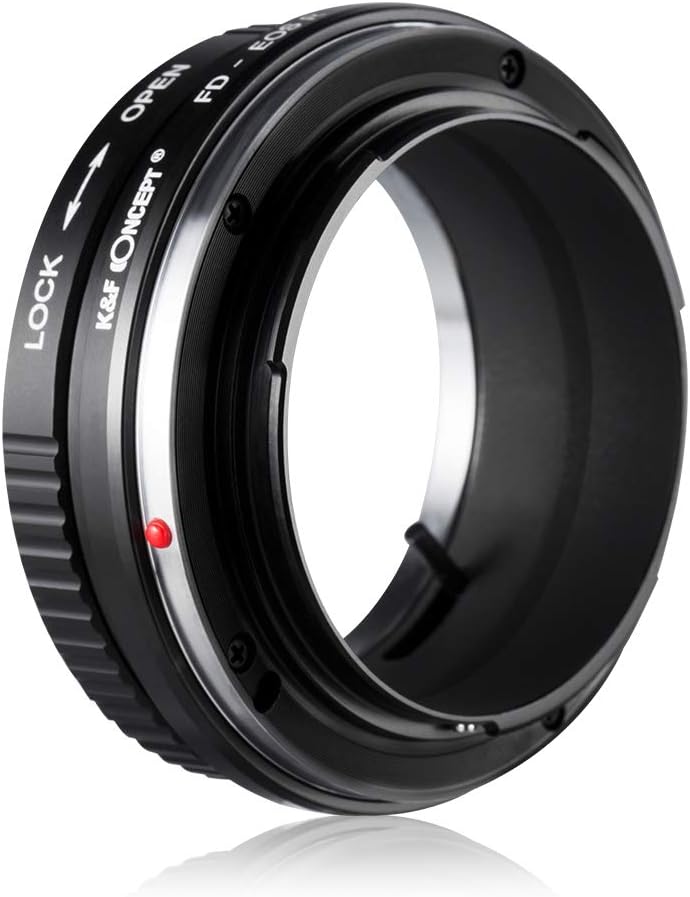 K&F Concept FD-EOS R Bajonettadapter Objektiv Ring für Canon FD Objektiv auf Canon EOS R-Mount Spieg