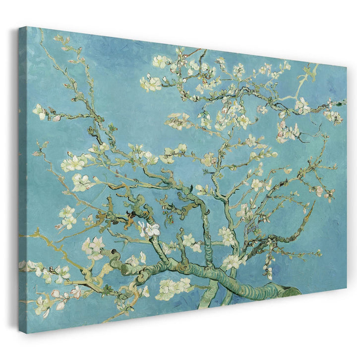 Printed Paintings Leinwand (120x80cm): Vincent Van Gogh - Mandelbaumzweige (1890) 120x80 cm, 120x80