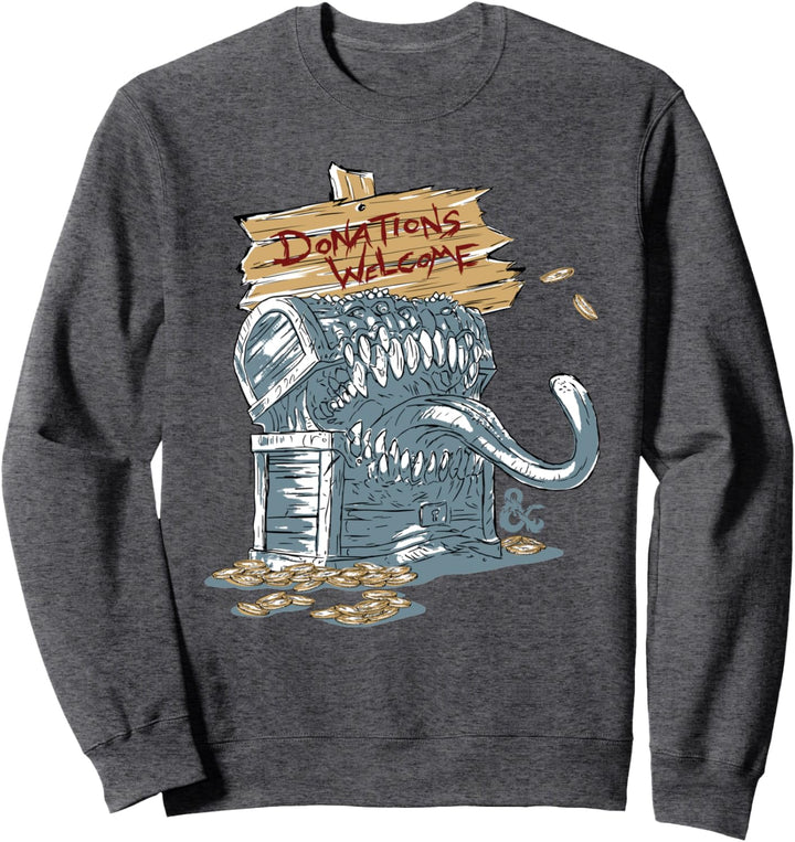 Dungeons & Dragons Donations Welcome Sweatshirt