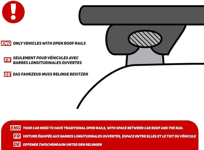 Aluminium Dachträger für Renault Megane 3 III Grandtour 2009-2015