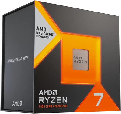 AMD Ryzen 7 7800X3D Prozessor mit 3D V-Cache-Technologie, 8 Kerne/16 verzerrte Threads, Zen 4-Archit