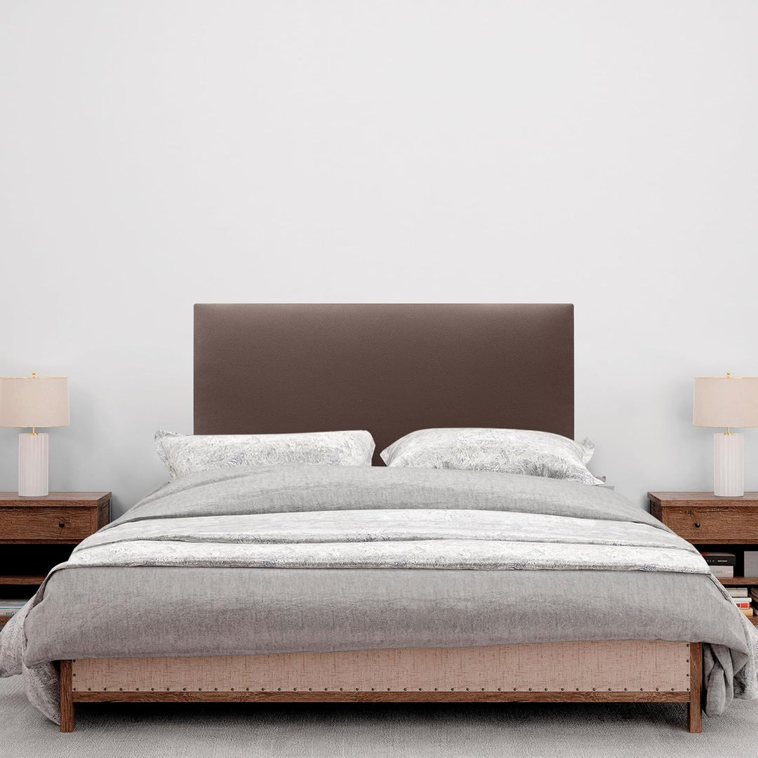 DHOME Kopfteil aus Kunstleder oder Stoff AQUALINE Glattes gepolstertes Kopfteil Luxusbett Kopfteil (