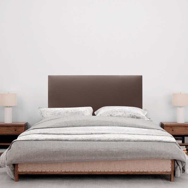 DHOME Kopfteil aus Kunstleder oder Stoff AQUALINE Glattes gepolstertes Kopfteil Luxusbett Kopfteil (