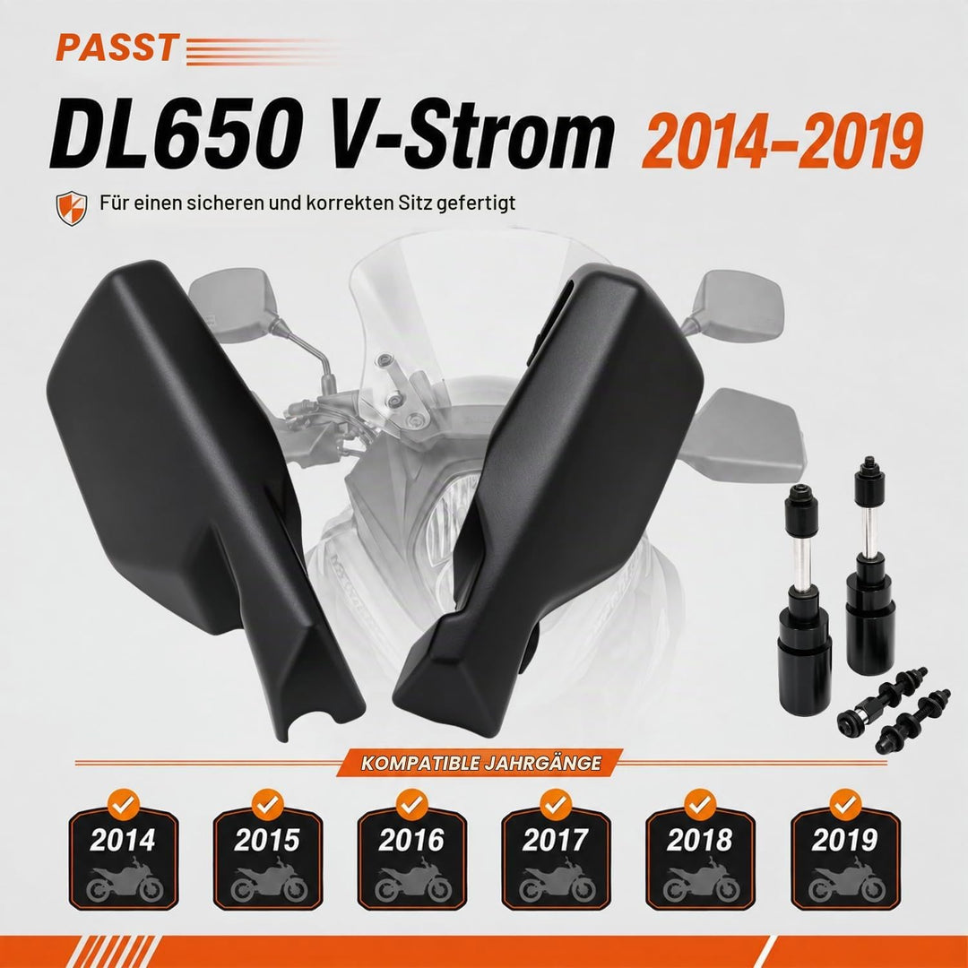 JFG RACING Motorrad Handschutz,Motorrad Handschutz Lenker Handprotektoren für DL650 V-Strom 2014 201