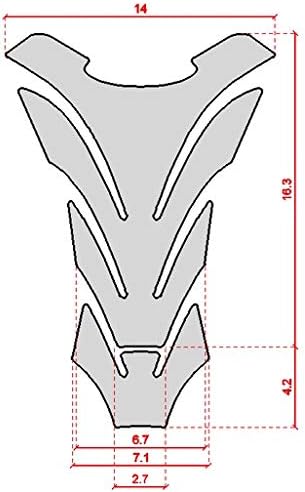 LABELBIKE 3D Aufkleber Motorrad Tankpad kompatibel mit BIMOTA | Harzschutz, Kratzfestigkeit, Dekorat