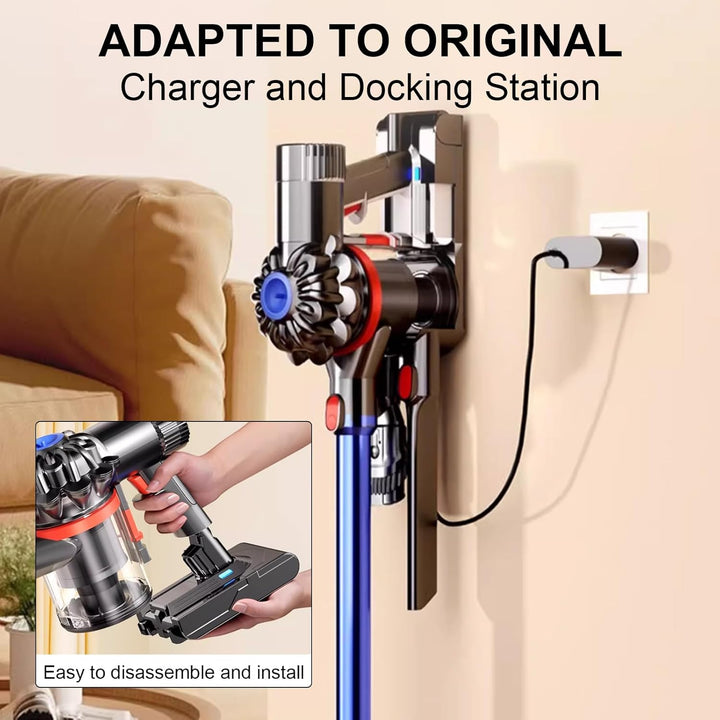 6800 mAh Ersatzakku für Dyson V8, Akku kompatibel mit Dyson V8 Staubsaugerserie + 2 Filter,für SV10