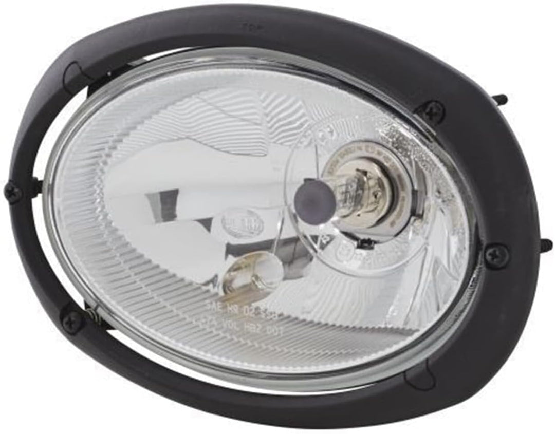 HELLA - Halogen-Hauptscheinwerfer - Oval 120 - 12V - oval - Referenzzahl: 12.5 - Einbau - glasklare