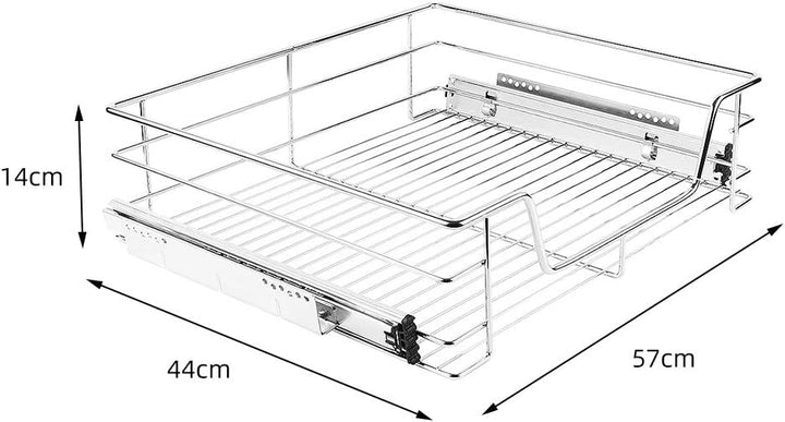 Teleskopschublade Ausziehbare Schrankauszug Ablage Küchenschublade Regal Schlafzimmerschublade Küche