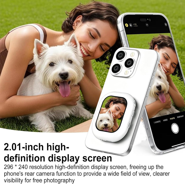 Mobile Phone Selfie Monitor für iPhone &amp; Android 2.01 Inch Wireless Portable Smartphone Rear Camera