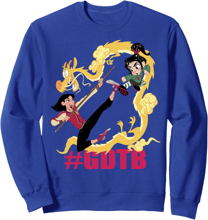 Disney Wreck It Ralph 2 Comfy Princess Mulan #GDTB Sweatshirt