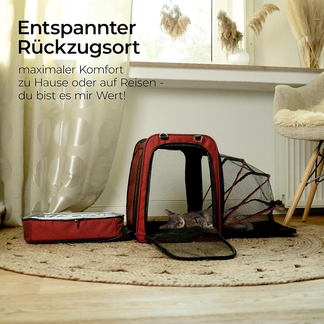 YOU DECIDE MUNICH Katzentransportbox [mit Katzenklo] Katzentransporttasche Katzentasche auch grosse