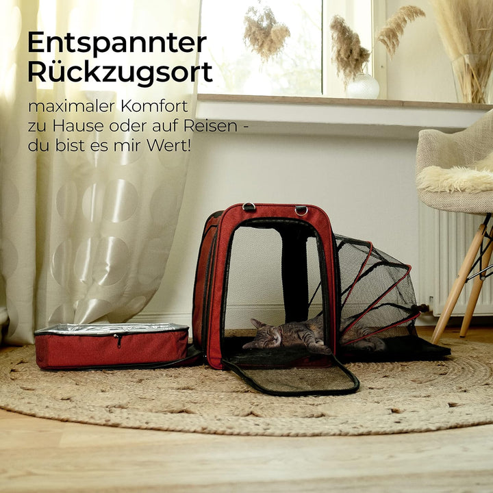 YOU DECIDE MUNICH Katzentransportbox [mit Katzenklo] Katzentransporttasche Katzentasche auch grosse
