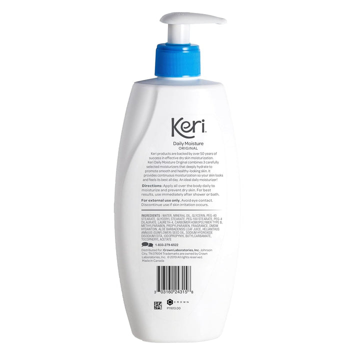 Keri Original Body Lotion für trockene Haut - 15 ounce / 445ml 443.6 ml (1er Pack), 443.6 ml (1er Pa