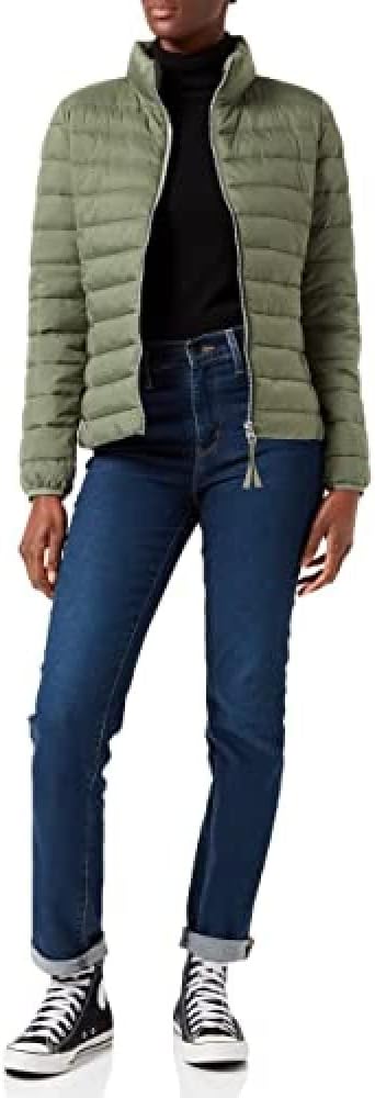 s.Oliver Herren Steppjacke – Slim Fit, leicht wattiert, Stehkragen – Für Outdoor, Übergangszeit & Ci