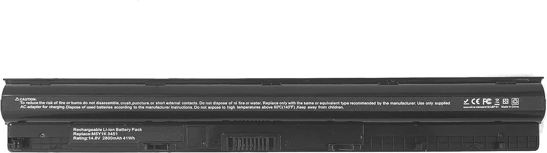7xinbox 14.8V 41Wh 2800mAh M5Y1K VN3N0 W6D4J WKRJ2 6YFVW GXVJ3 HD4J0 K185W Laptop Akku für Dell Insp
