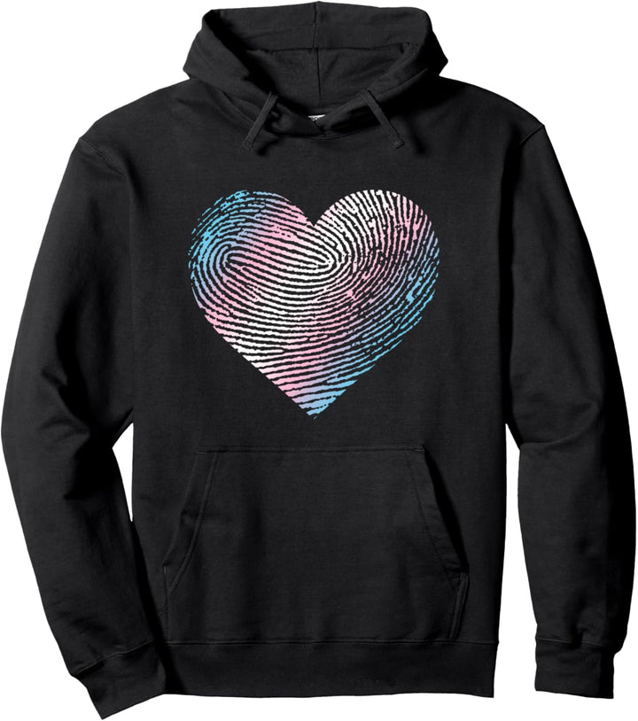 Trans Herz CSD Transgender Pullover Hoodie