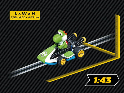 Carrera Go!!! Nintendo Mario Kart 8 - Yoshi 20064035 Rennbahnauto