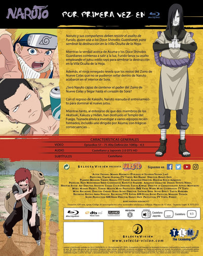 Naruto Box 3 BD Ep. 51-75 - BD