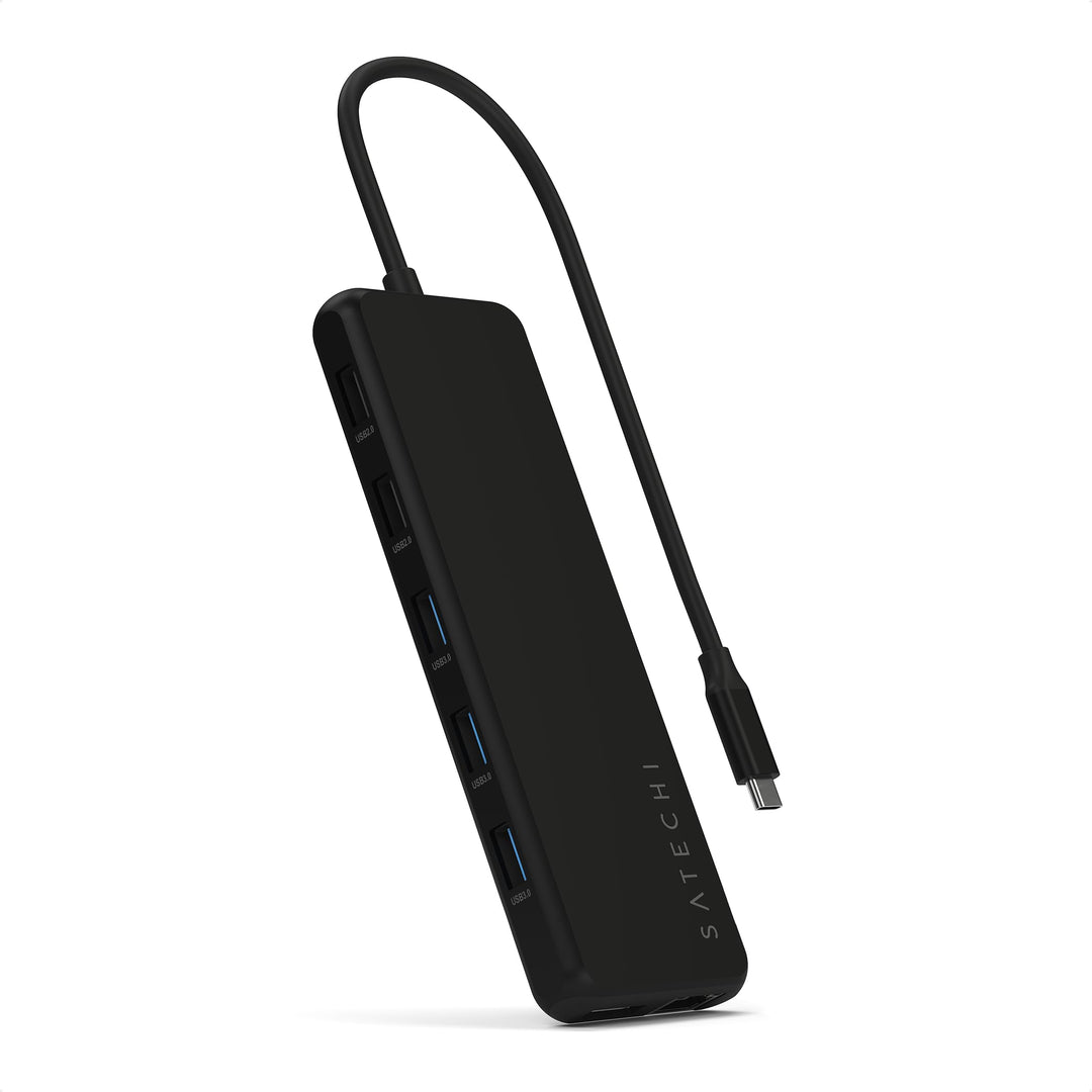 SATECHI 13-in-1 USB-C Multiport-Adapter, 3 Displays, Dual 4K HDMI