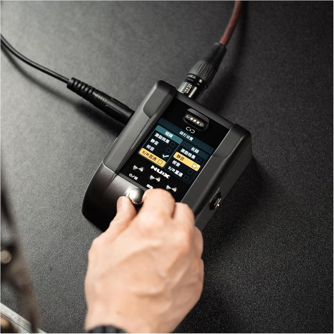 NU-X B-6 Pro Kabelloses Saxophon- und Trompeten-Mikrofonsystem, professionelles 2,4 GHz digitales Au